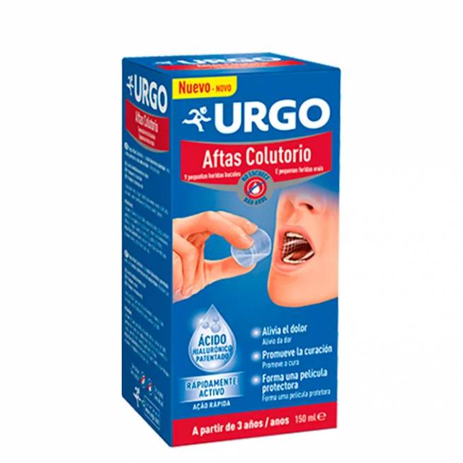 "Urgo Aftas" burnos skalavimo skystis 150ml