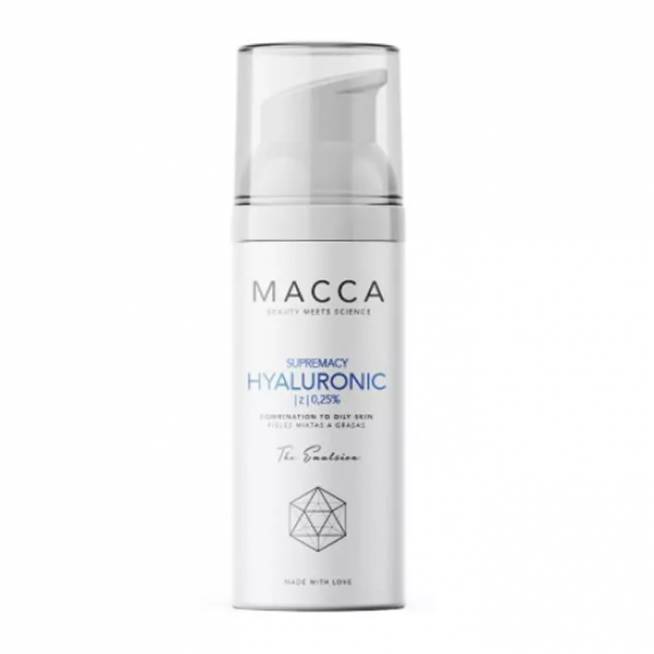 "Macca Supremacy" hialurono 0,25% emulsija 50ml