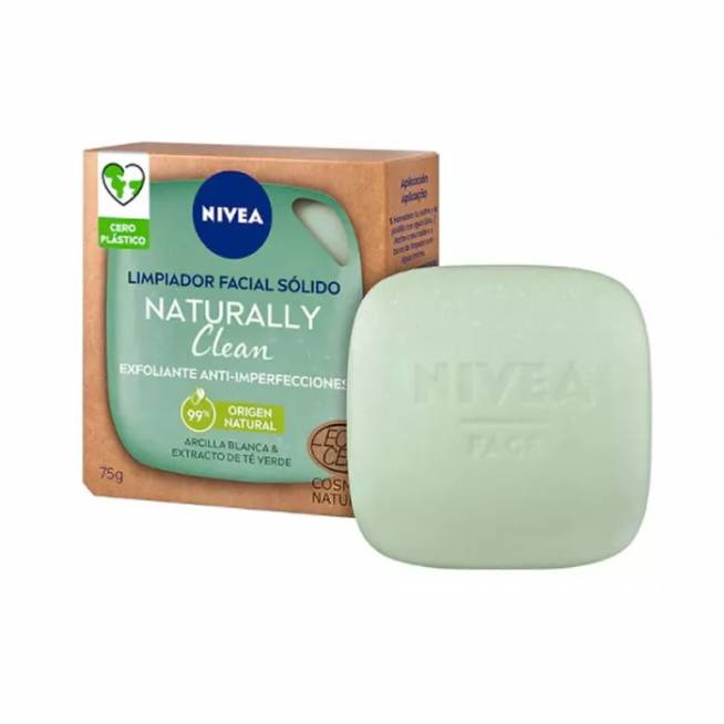 "Nivea Naturally Clean" baltojo molio šveitiklis nuo dėmių 75g