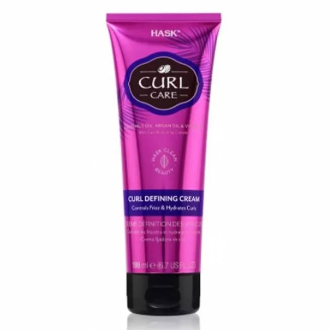 "Hask Curl Care" garbanas paryškinantis kremas 198ml