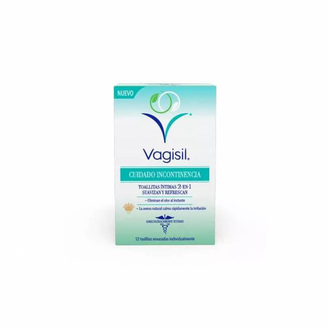 "Vagisil Incontinence Care" intymios servetėlės 12 vienetų