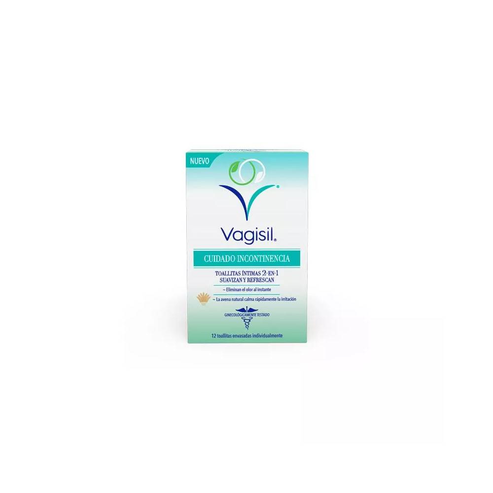 "Vagisil Incontinence Care" intymios servetėlės 12 vienetų