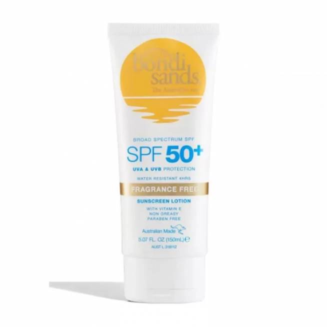 "Bondi Sands" kūno losjonas nuo saulės be kvapiklių Spf50+ 150ml