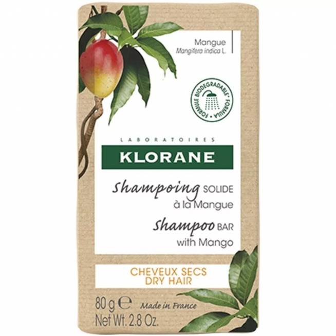 klorane Mango kietasis šampūnas 80gr 