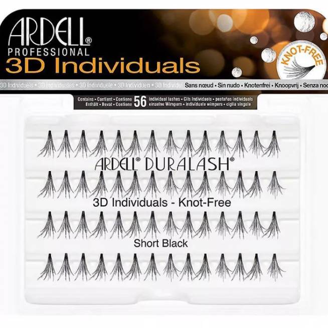 "Ardell Individual 3D Position False Eyeshes Short Black