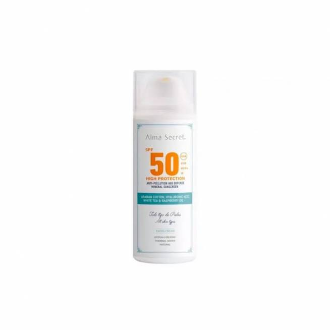 "Alma Secret" aukštos apsaugos kremas veidui Spf50 50ml