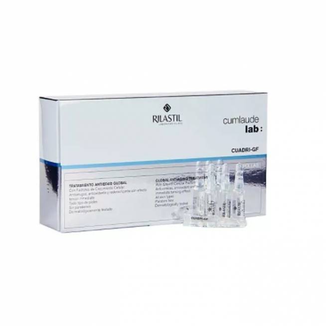 Rilastil Cuadri-Gf Global Anti-Aging Treatment Ampulės 10x1,5ml 