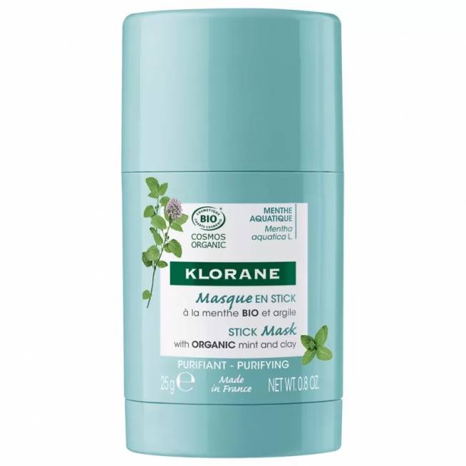 "Klorane Aquatic Mint Purifying Stick Mask" 25g