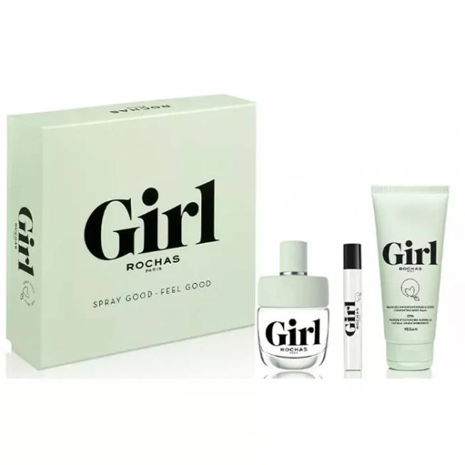 "Rochas Girl" tualetinio vandens purškiklis 100 ml, 3 dalių rinkinys