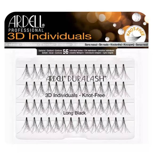 "Ardell Individual 3D Single False Eyeshes" ilgos juodos spalvos blakstienos