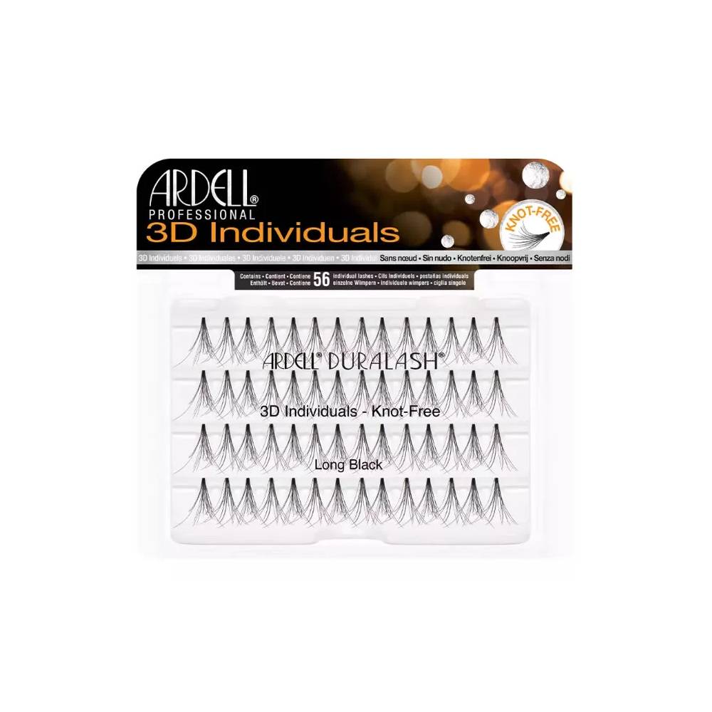 "Ardell Individual 3D Single False Eyeshes" ilgos juodos spalvos blakstienos