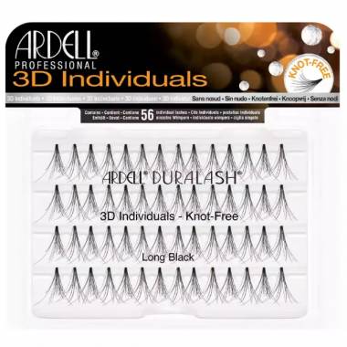 "Ardell Individual 3D Single False Eyeshes" ilgos juodos spalvos blakstienos