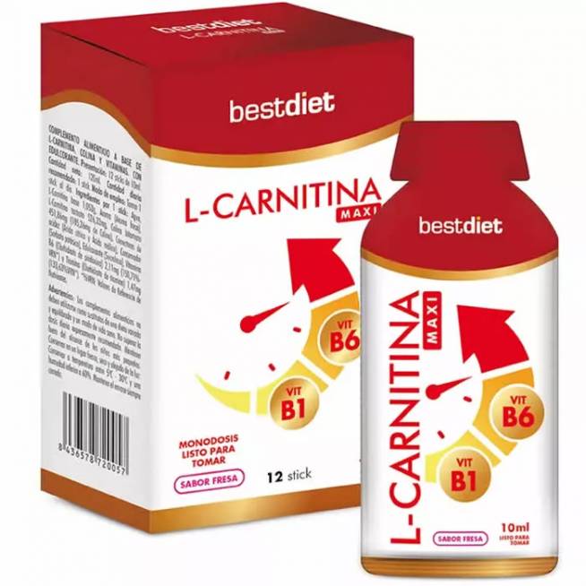 Best Diet L-Carnitina 12 lazdelių