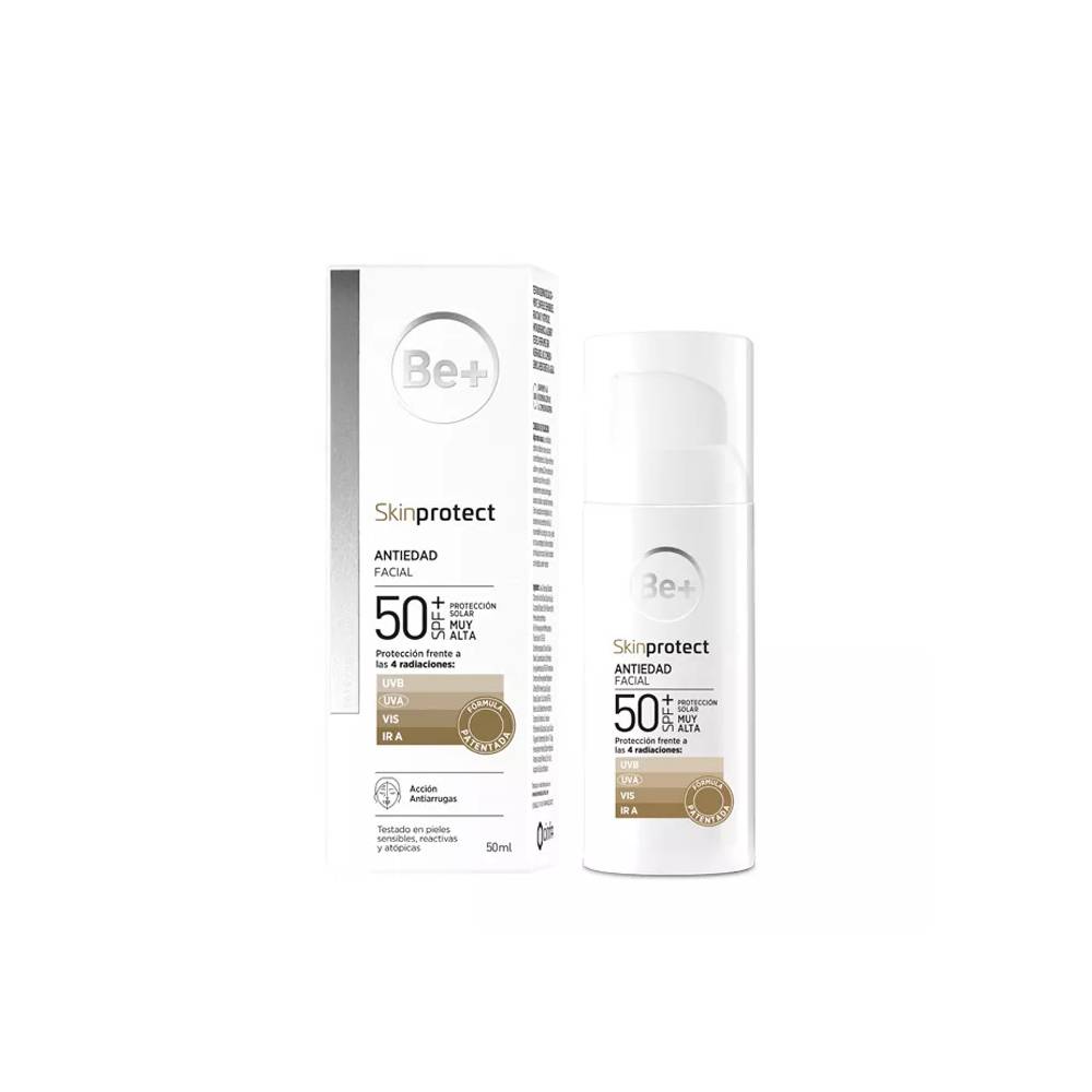 "Be+ Skin Protect" nuo senėjimo sauganti veido oda 50ml