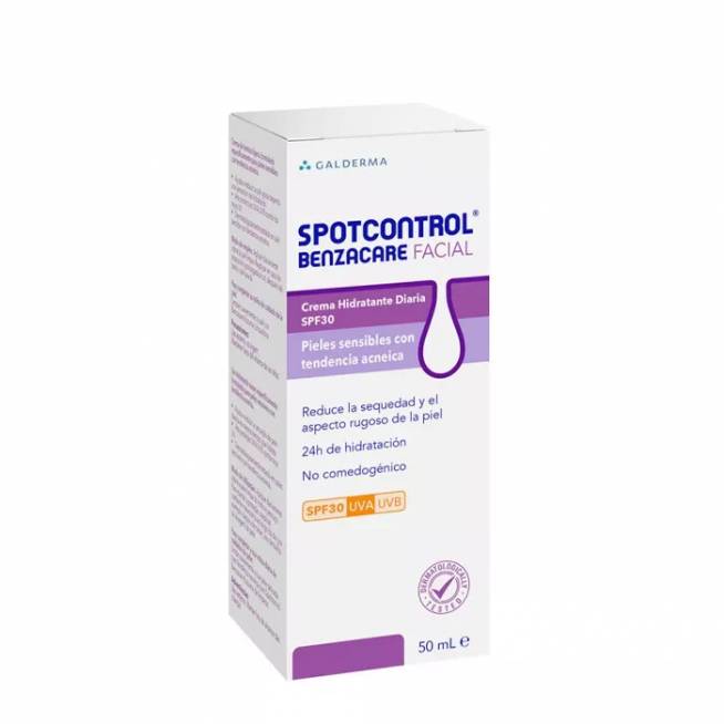 Benzacare Spotcontrol drėkinamasis veido kremas Spf30 50ml 