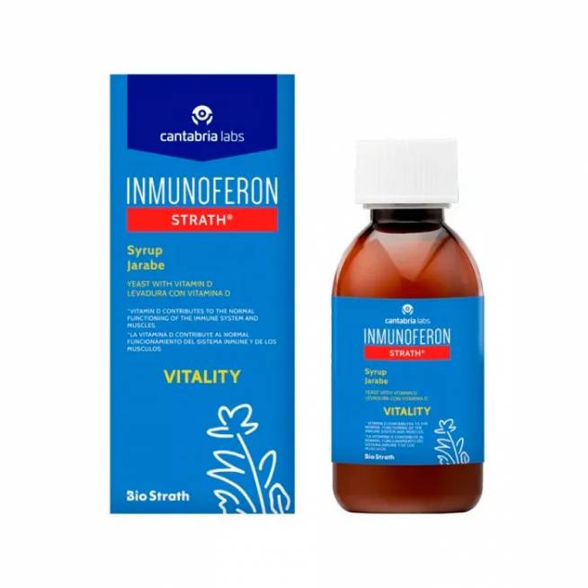 Cantabria Labs Inmunoferon Strath Vitality sirupas 250ml