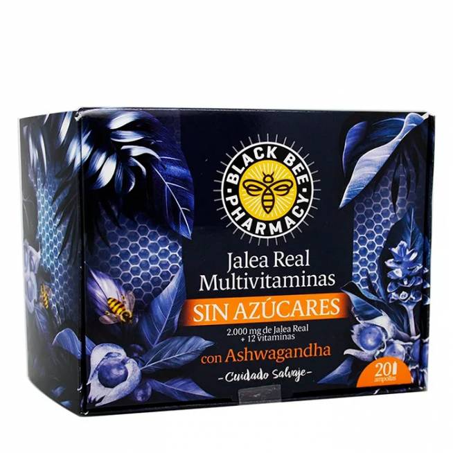 Black Bee Royal Jelly Multivitaminai 20 buteliukų 10ml 