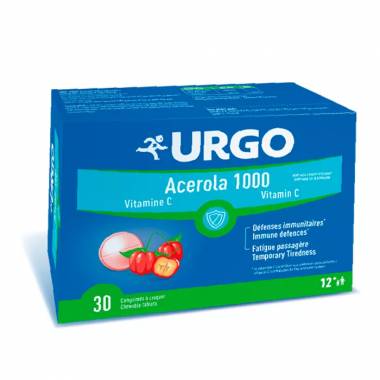 Urgo Acerola Vitaminas C 30 tablečių 