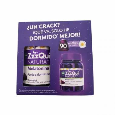 "Zzzquil Nature" melatonino pakuotė 60+30 vienetų