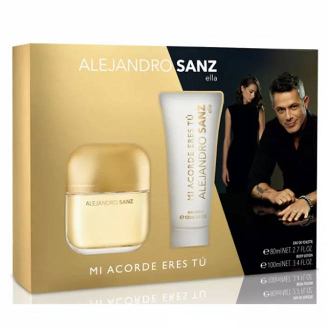 Alejandro Sanz Mi Acorde Eres Tu Eau De Toilette Spray 100ml rinkinys 2 vnt