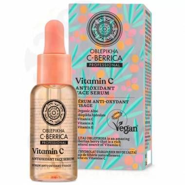 "Natura Siberica" antioksidacinis veido serumas 30ml