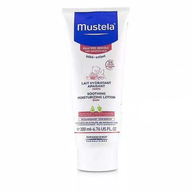 "Mustela" labai jautrią odą raminantis drėkinamasis losjonas 200ml