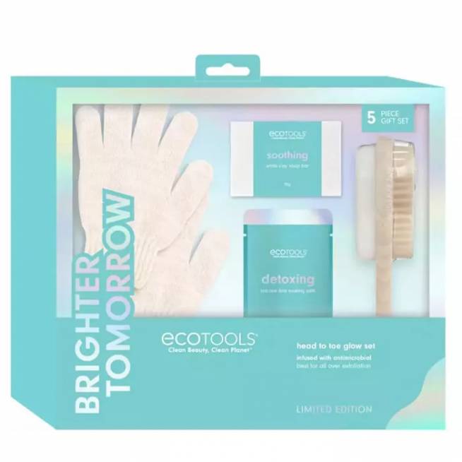 "Ecotools Brighter Tomorrow Glow Head to Toe" 4 dalių rinkinys