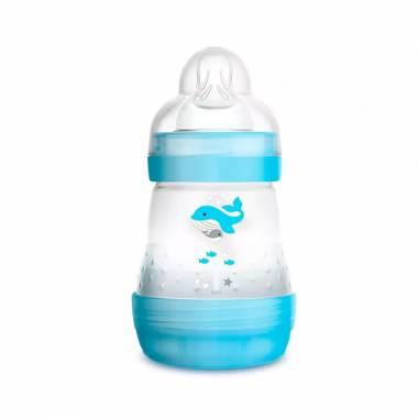 Mam Baby Anti-colic mėlynas buteliukas 160 ml