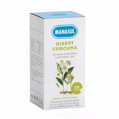 Manasul Digest ciberžolė 25 arbatos paketėliai 37,5g