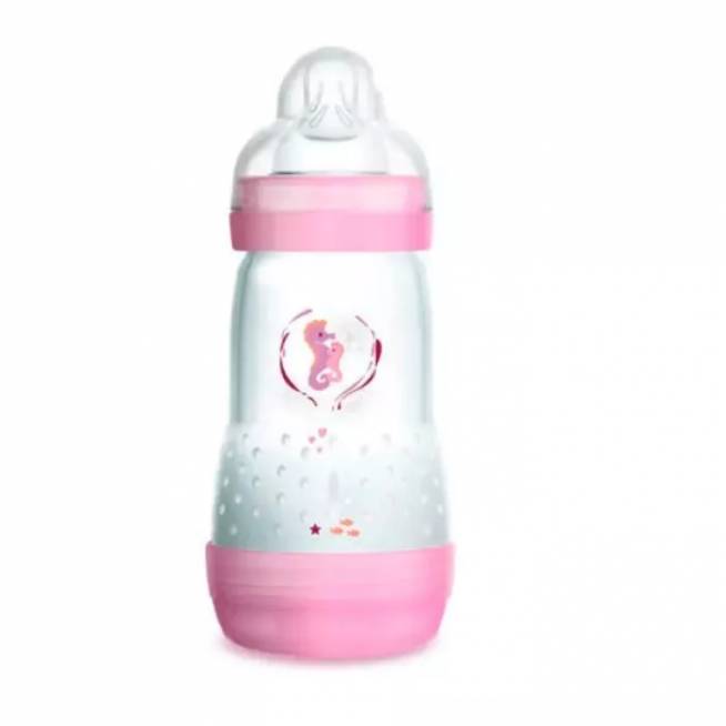 Mam Baby Anti-colic buteliukas rožinis 260ml