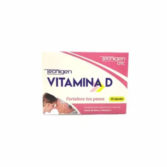 OTC TecniGen Vitaminas D 30 kapsulių