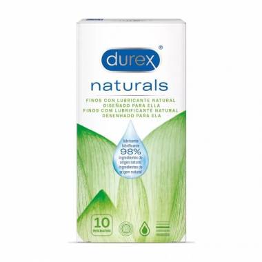 Durex Naturals prezervatyvai 10U