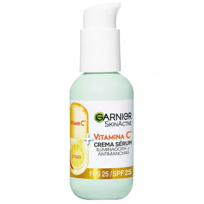 "Garnier SkinActive Anti Spot Illuminating Serum Cream Vitamin C Spf25" 50ml