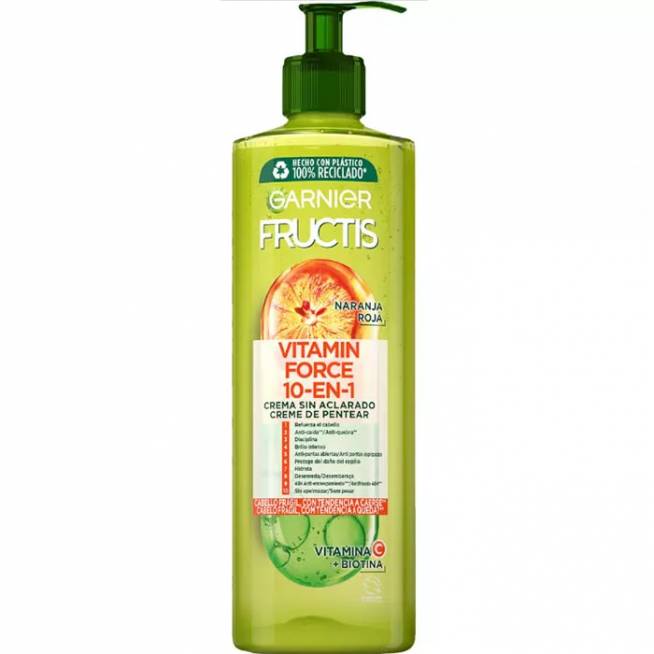 "Garnier Fructis Vitamin Force No Rinse Cream" 400ml