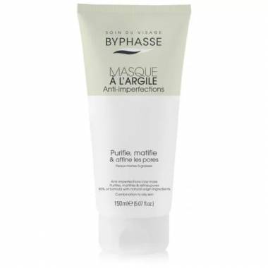 "Byphasse" antiimperfekcinė molio kaukė 150ml