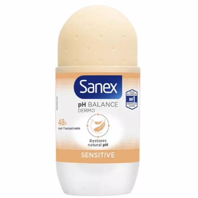 "Sanex Ph Balance Dermo Sensitive" dezodorantas Roll On 50ml