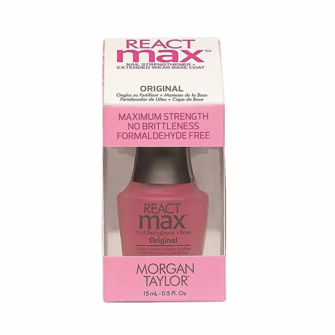 Morgan Taylor React Max Original nagų stiprinimo bazė 15ml