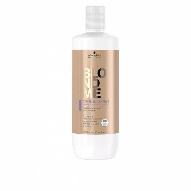 Schwarzkopf Blondme Cool Blondes Neutralizuojantis šampūnas 1000ml