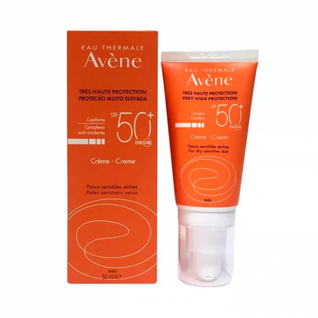 "Avéne" veido kremas SPF50+ sausai jautriai odai 50ml