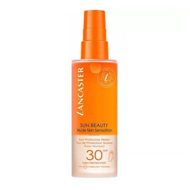 "Lancaster Lan Cos Sun Beauty" apsauginis vanduo Agua Spf50 150ml