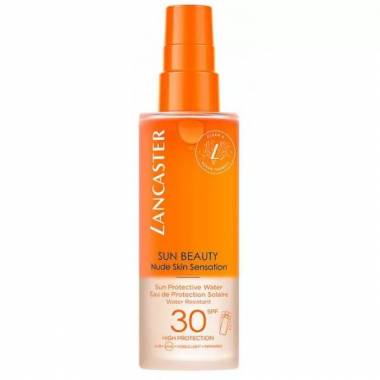 "Lancaster Lan Cos Sun Beauty" apsauginis vanduo Agua Spf50 150ml