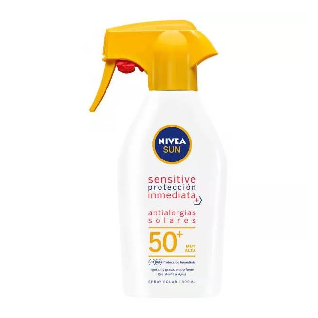 Br Nivea Sensitive F50 Spray 270 purškalas nuo saulės alergijos