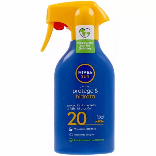 "Nivea" apsauginis ir drėkinamasis purškiklis nuo saulės Spf20 270ml