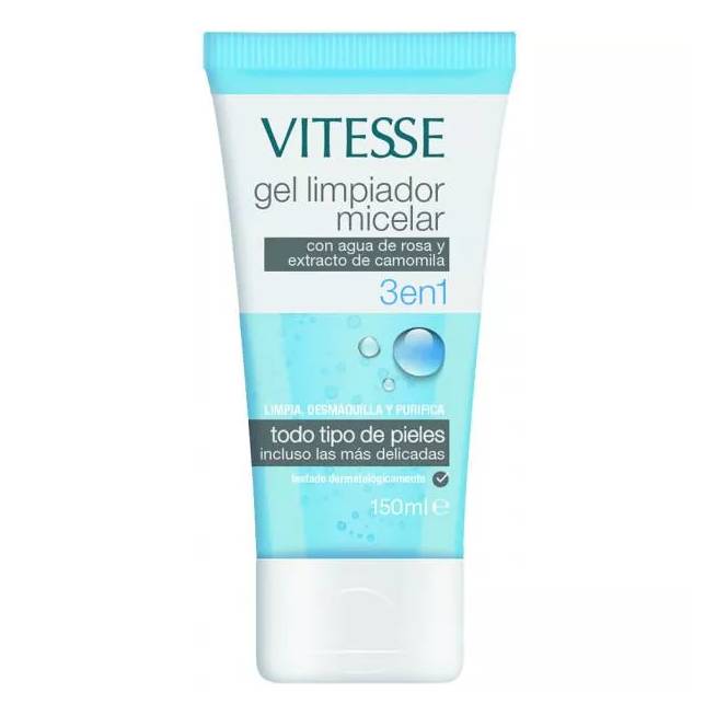 "Vitesse 3 in 1" micelinis valomasis gelis 150ml