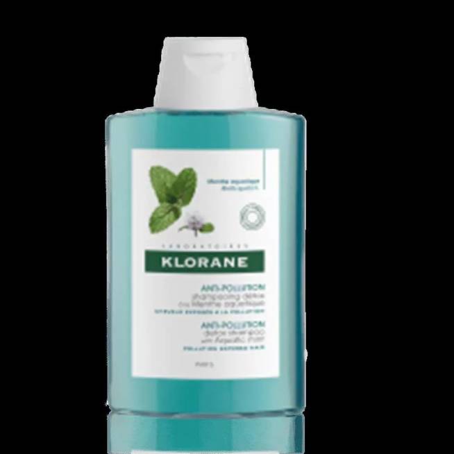 "Klorane Aqua Mint Detox" šampūnas 200ml 