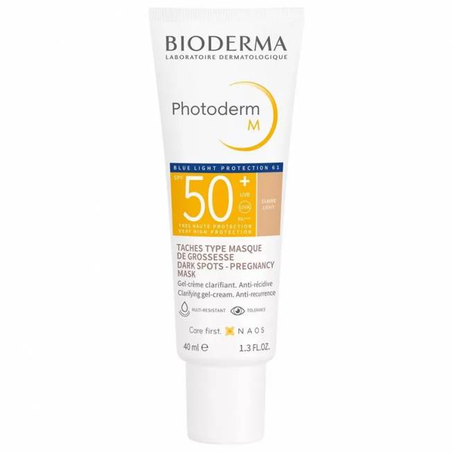 "Bioderma Photoderm M" SPF 50+ Apsauga nuo mėlynosios šviesos Šviesus tonas 40ml