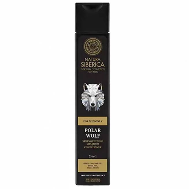 Natura Siberica Polar Wolf stiprinamasis šampūnas ir kondicionierius 250ml