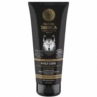 "Natura Siberica Wolf Code" lauko apsauginis kremas veidui ir rankoms 80ml