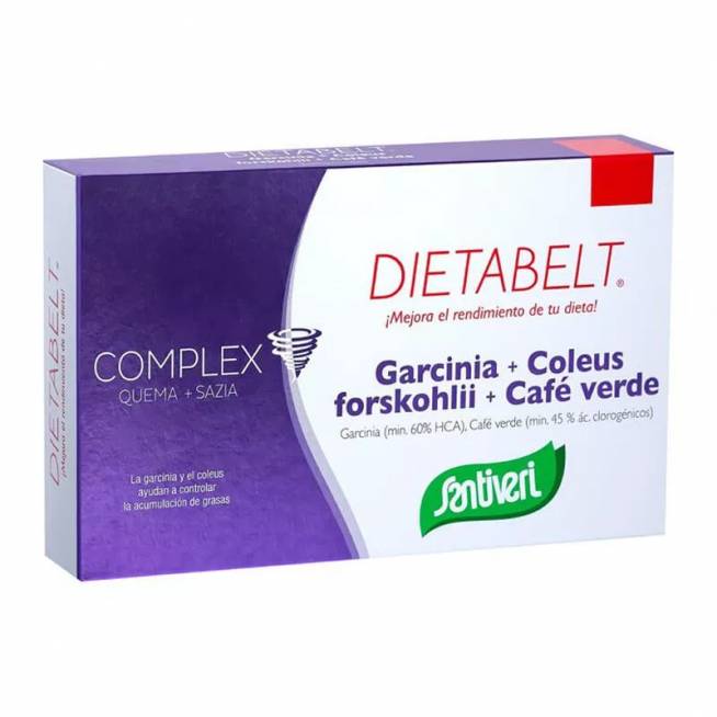 Santiveri Dietabelt kompleksas Garcinia + Coleus + žalioji kava 48 tabletės