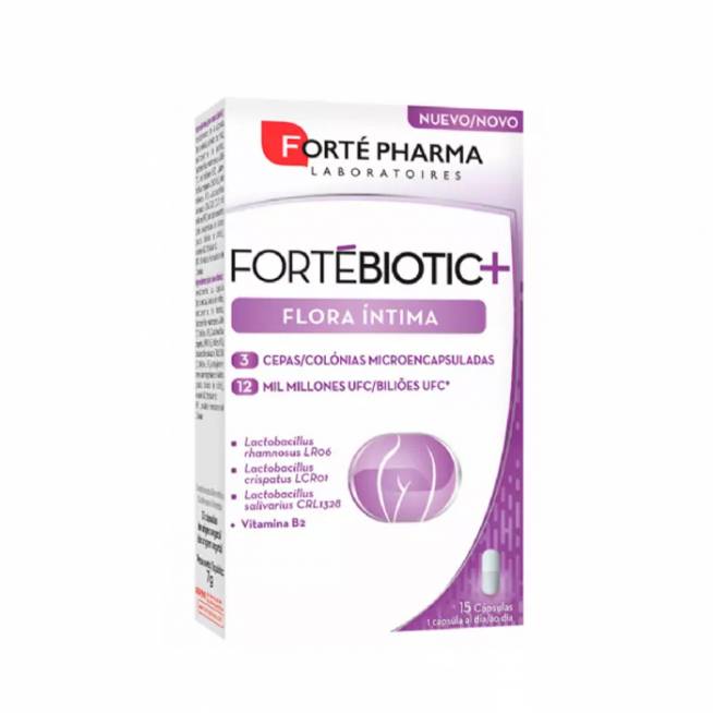 Forté Pharma Fortebiotic+ Flora Intima 15 kapsulių 